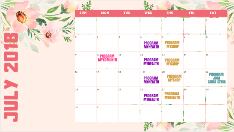 july planner