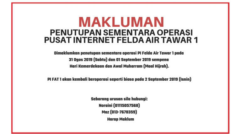 Makluman-cuti-merdeka--awal-muharam
