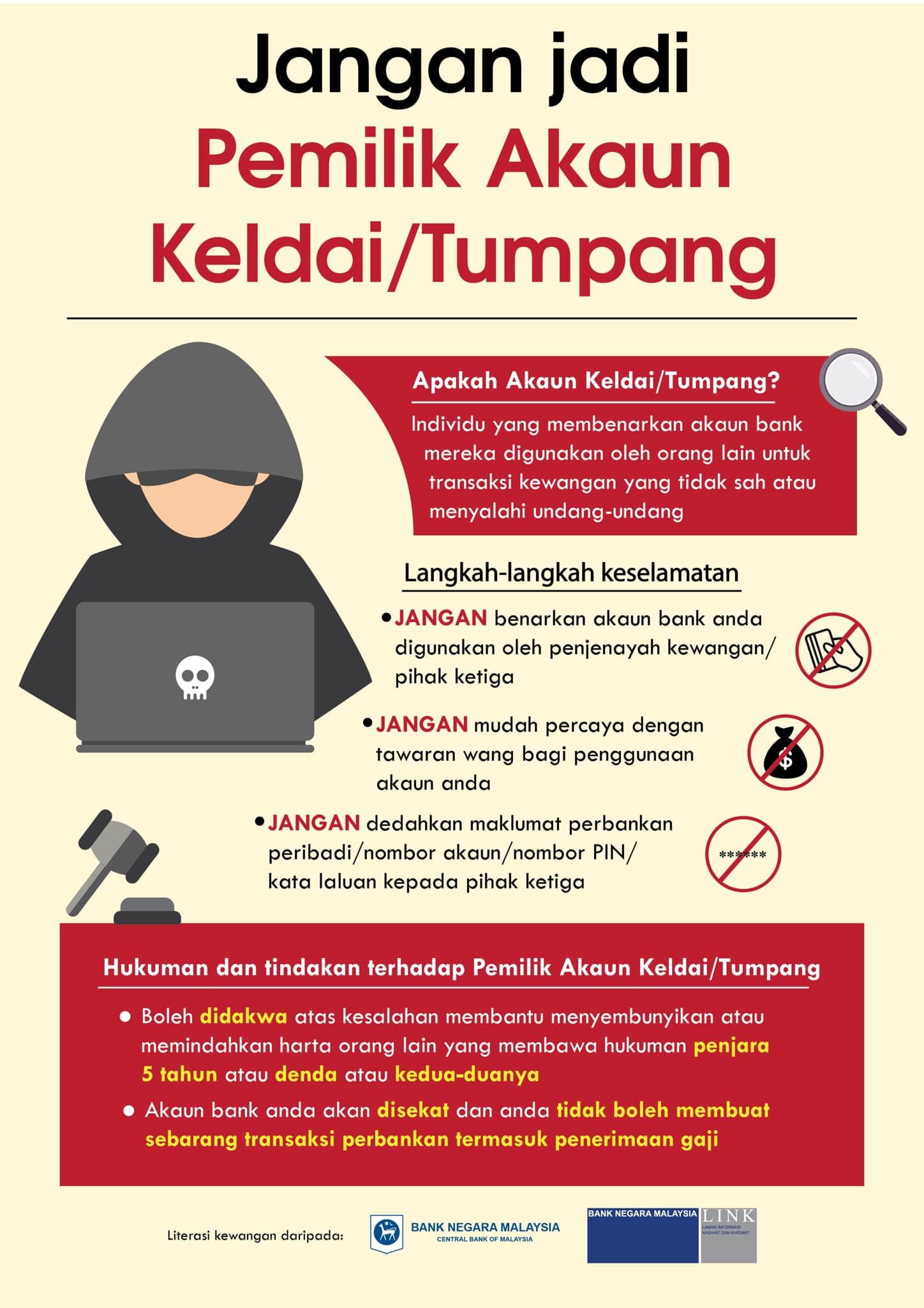 JANGAN JADI AKAUN KELDAI